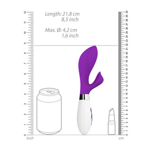 Achelois Rechargeable Vibrator Purple-Katys Boutique