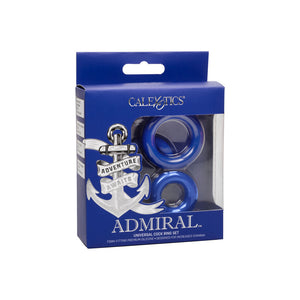 Admiral Universal Cock Ring Set Blue-Katys Boutique