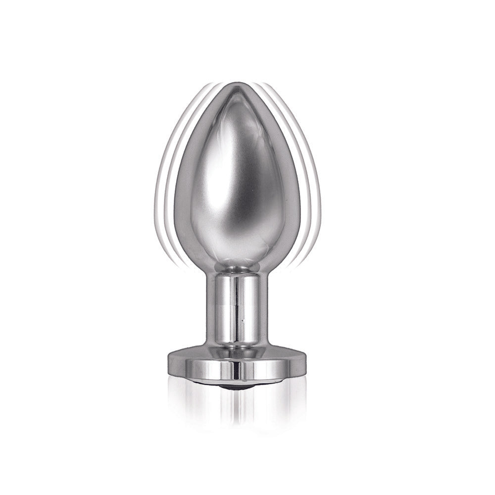 Ass Sation Remote Vibrating Butt Plug Silver-Katys Boutique