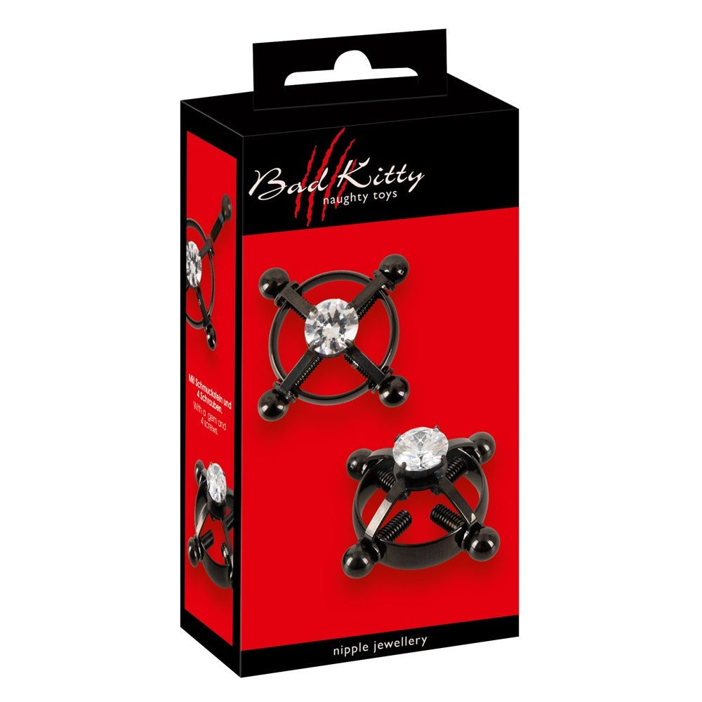 Bad Kitty Shiny Star Nipple Jewelery-Katys Boutique