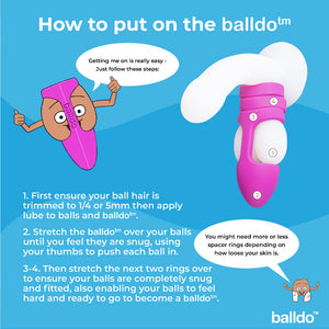 Balldo The Worlds First Ball Dildo Purple-Katys Boutique