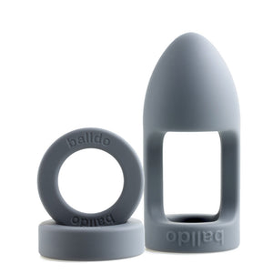 Balldo The Worlds First Ball Dildo Steel Grey-Katys Boutique