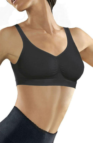 Control Body 110621 Medium Compression Push Up Bra Nero-Katys Boutique