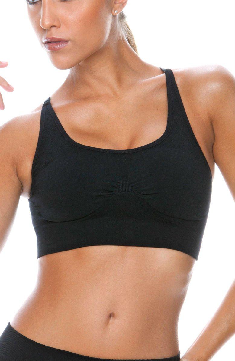 Control Body 110705 Sports Bra Nero-Katys Boutique