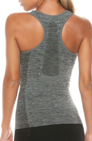 Control Body 212185 Sporty Tank Top With Bra Melange/Grey-Katys Boutique