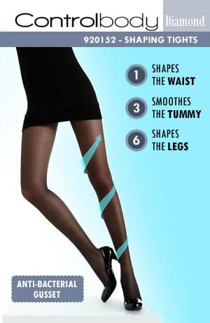 Control Body 920152 Shaping Tights Marrone-Katys Boutique