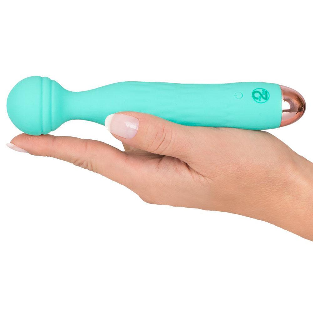 Cuties Silk Touch Rechargeable Mini Vibrator Green-Katys Boutique