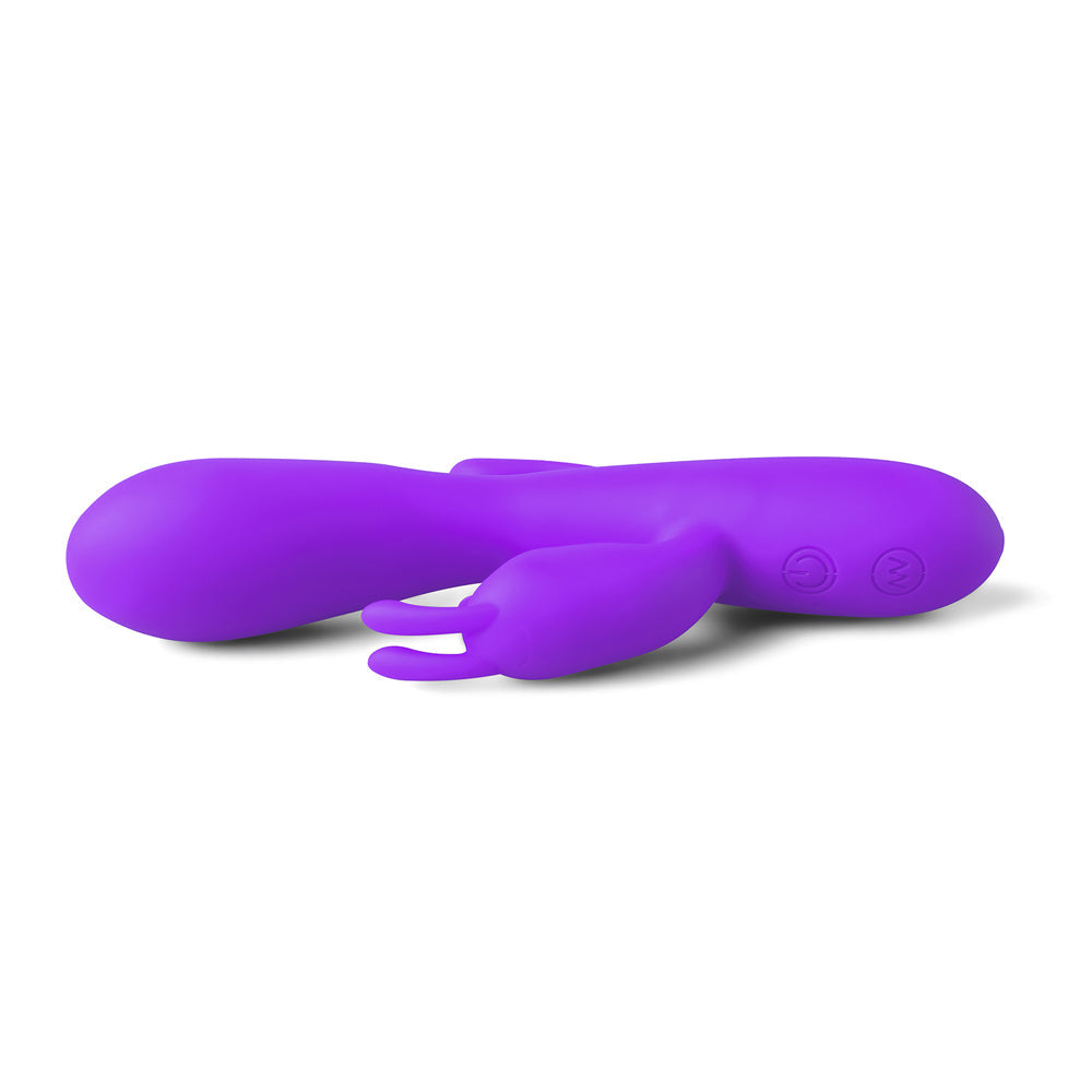 Double Bunny 12 speed Silicone Vibe Purple-Katys Boutique