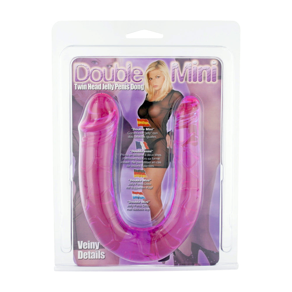 Double Mini Twin Head Jelly Penis Dildo-Katys Boutique