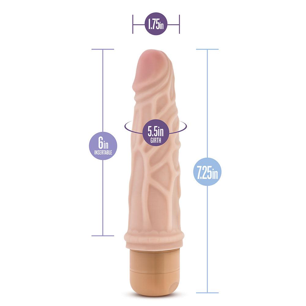 Dr. Skin Cock Vibe 3 Vibrating Cock 7.25 Inches-Katys Boutique