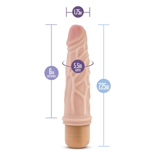 Dr. Skin Cock Vibe 3 Vibrating Cock 7.25 Inches-Katys Boutique