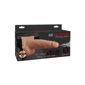 Fetish Fantasy 7.5 Inch Hollow Squirting Strapon-Katys Boutique