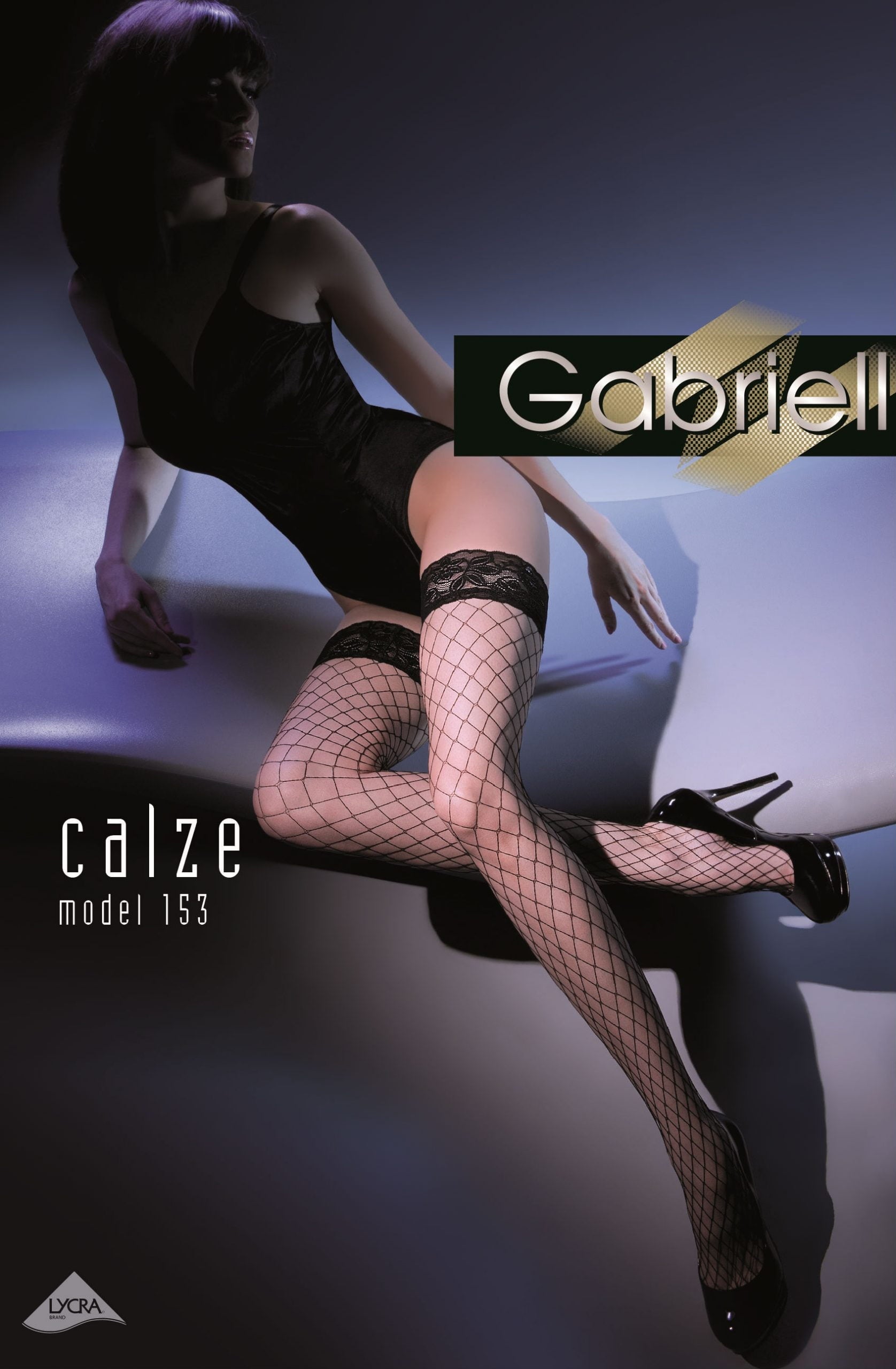 Gabriella Kabaretta Calze 153-222 Hold Ups Black-Katys Boutique