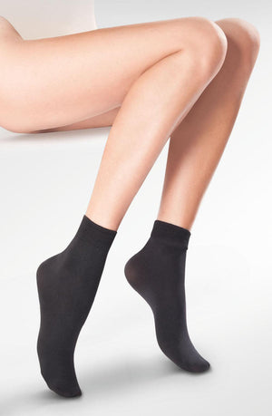 Gabriella Skarp Mircofibre 50 Socks Black-Katys Boutique