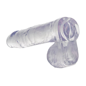 Jelly Royale 7.25 Inch Dong Clear-Katys Boutique