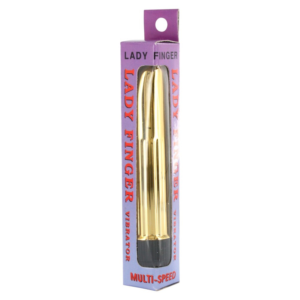 Lady Finger Mini Vibrator Gold-Katys Boutique