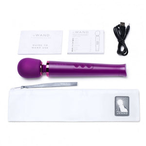 Le Wand Petite Rechargeable Vibrating Massager Dark Cherry-Katys Boutique