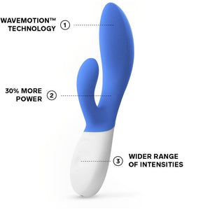 Lelo Ina Wave 2 Luxury Rechargeable Vibe Blue-Katys Boutique