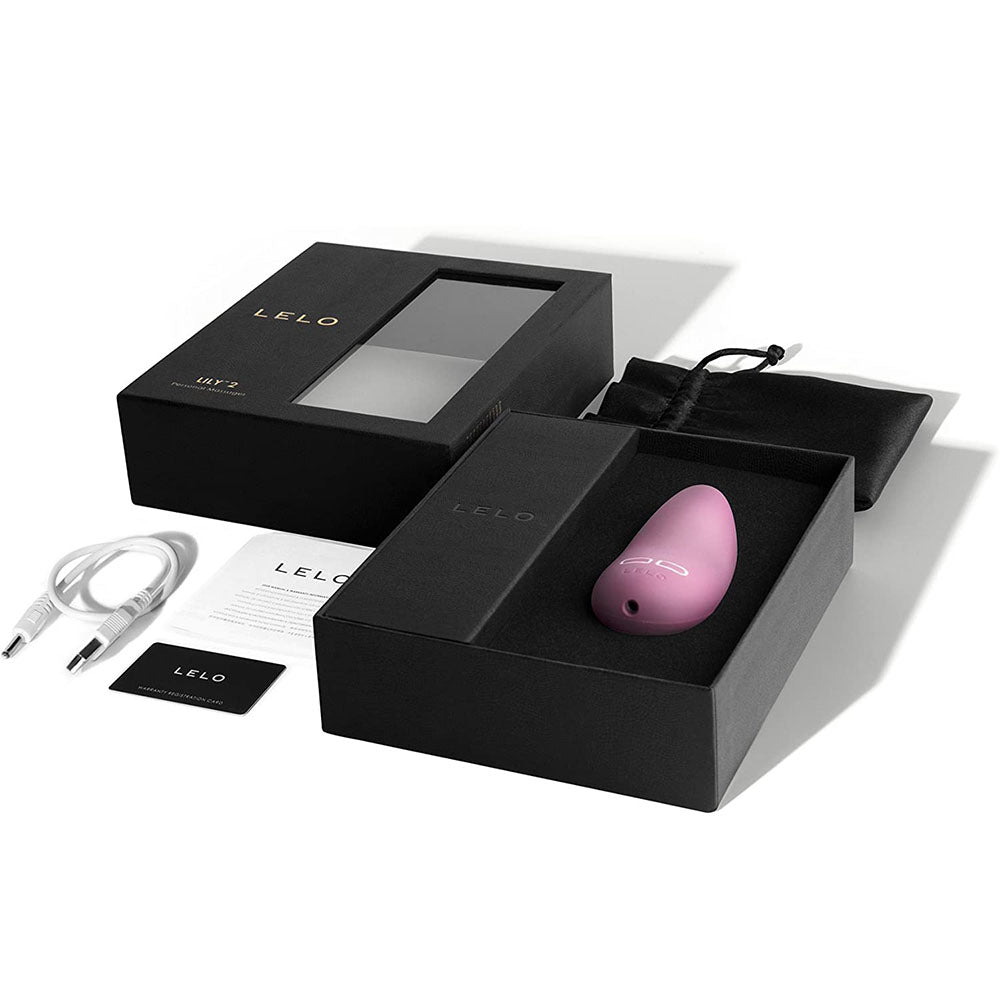 Lelo Lily 2 Pink Rose and Wisteria Clitoral Vibrator-Katys Boutique