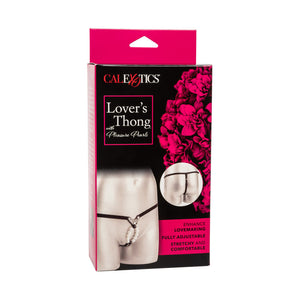 Lovers Thong With Pleasure Pearls-Katys Boutique