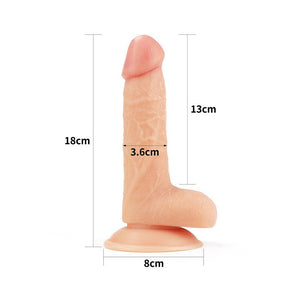 Lovetoy 7 Inch The Ultra Soft Dude Dildo-Katys Boutique