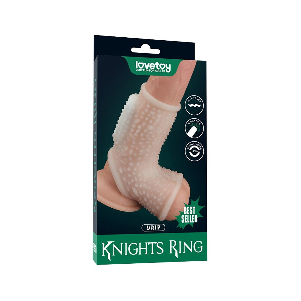 Lovetoy Drip Knights Ring Vibrating Penis Sleeve-Katys Boutique