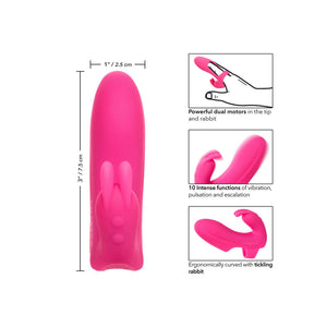 Marvelous Pleaser Rabbit Finger Vibrator-Katys Boutique