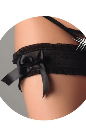 Me Seduce Op006 Sexy Garter Black-Katys Boutique