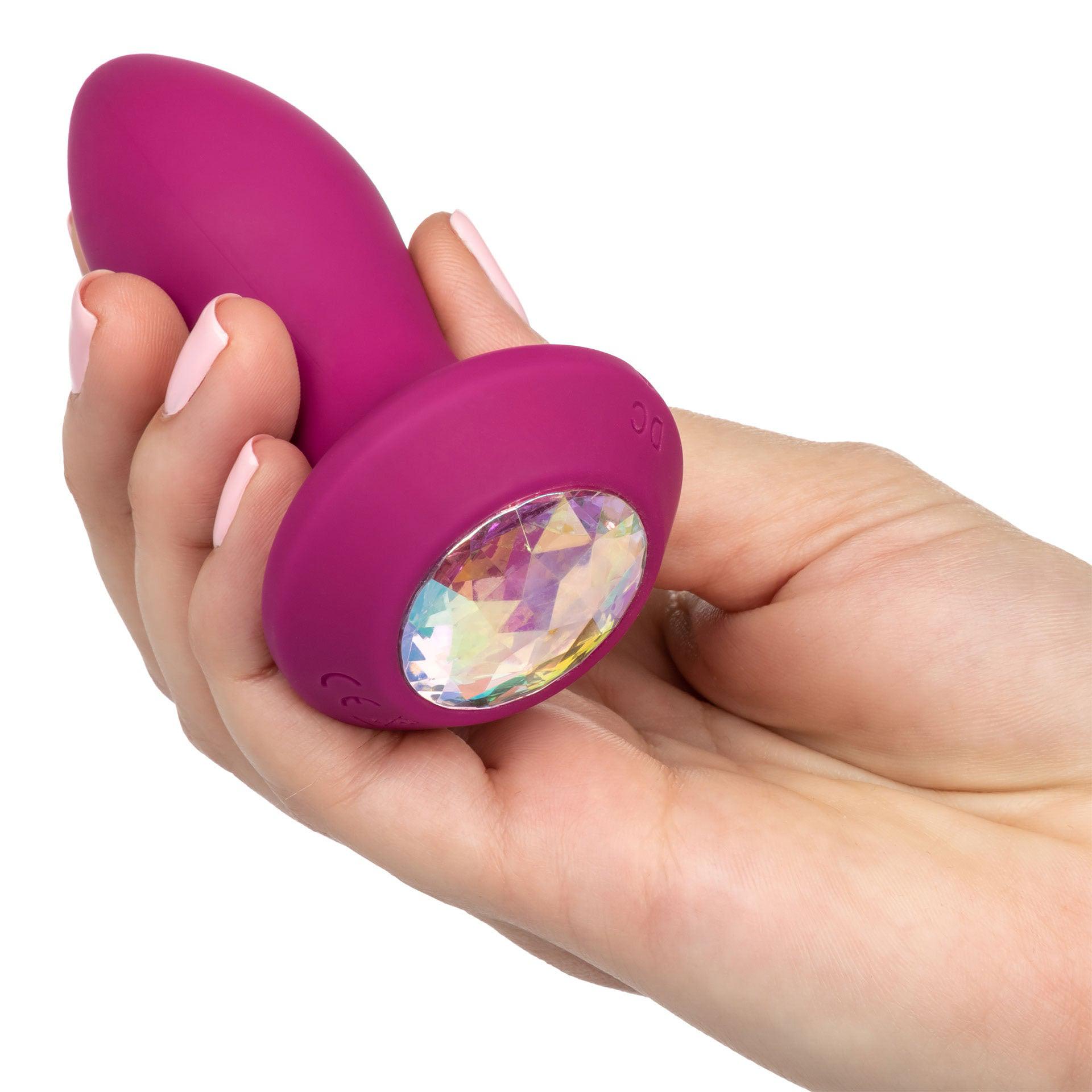 Power Gem Butt Plug Vibrating Crystal Probe PETITE-Katys Boutique