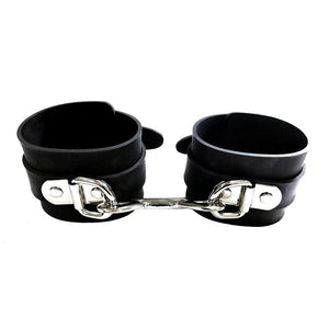 Rouge Garments Black Rubber Wrist Cuffs-Katys Boutique