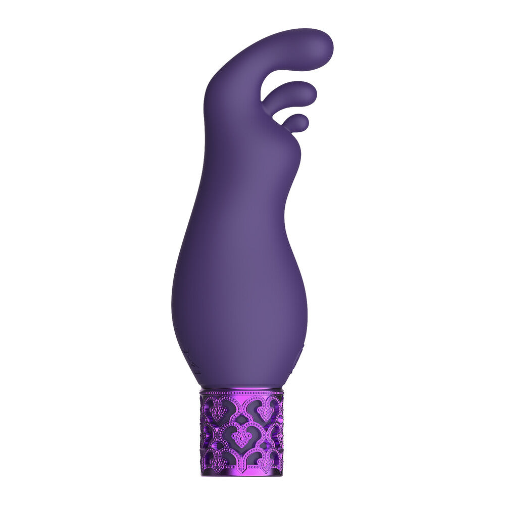 Royal Gems Exquisite Rechargeable Silicone Bullet Purple-Katys Boutique