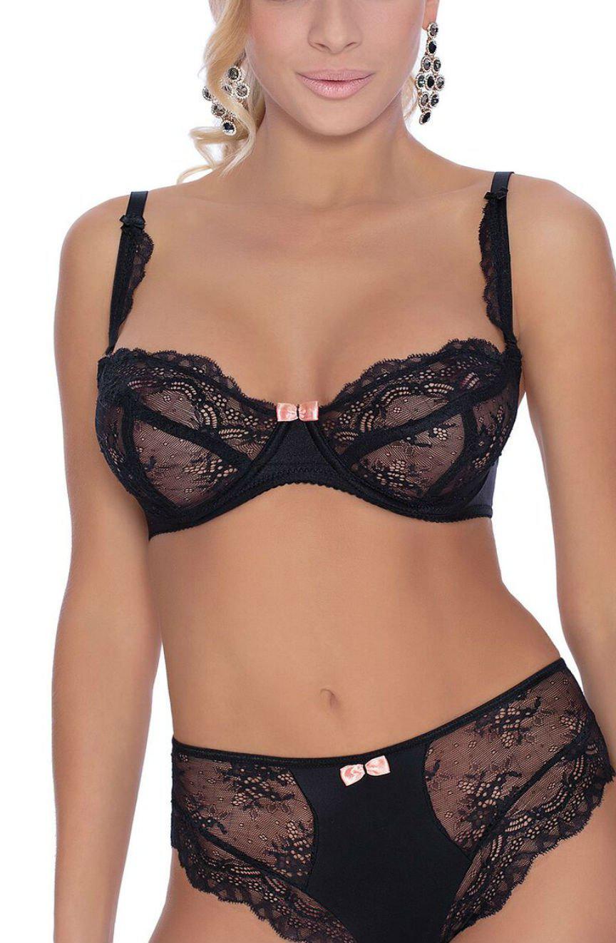 Roza Ambre Soft Cup Bra Black-Katys Boutique