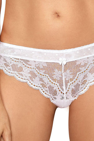 Roza Lagerta Thong White-Katys Boutique