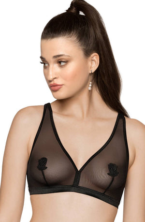 Roza Lisbet Black Soft Cup Bra-Katys Boutique