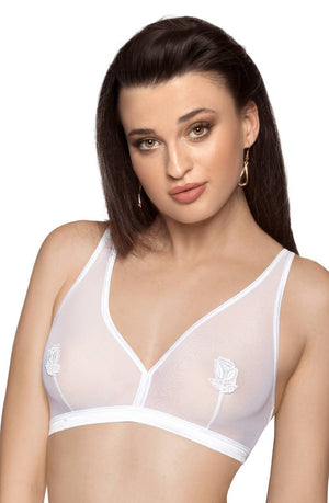 Roza Lisbet White Soft Cup Bra-Katys Boutique