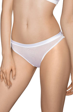 Roza Lisbet White Thong-Katys Boutique