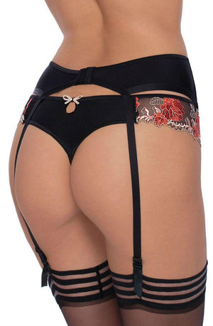 Roza Natali Black Thong-Katys Boutique