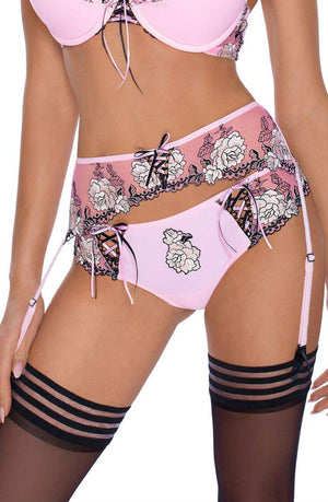 Roza Natali Pink Suspender Belt-Katys Boutique