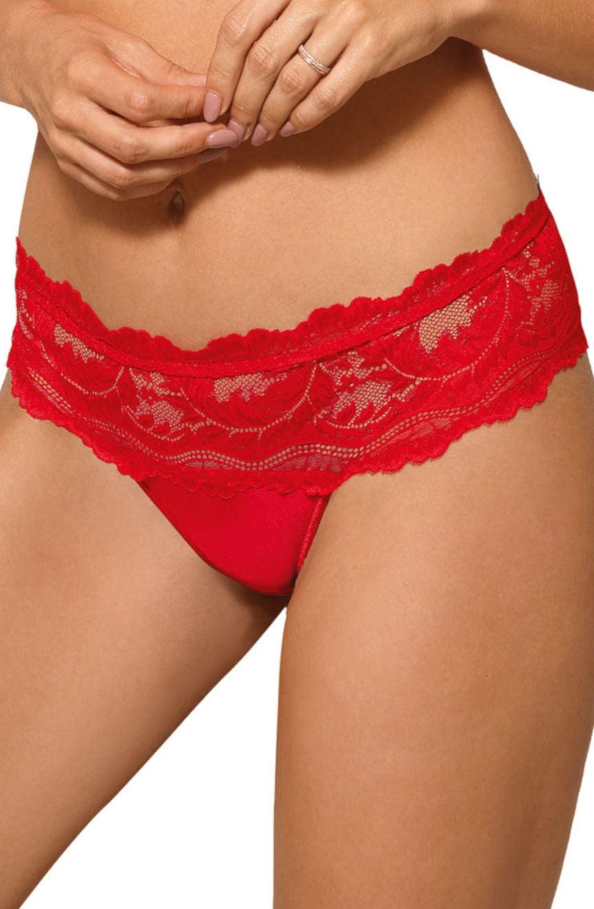 Roza Sefia Thong Red-Katys Boutique