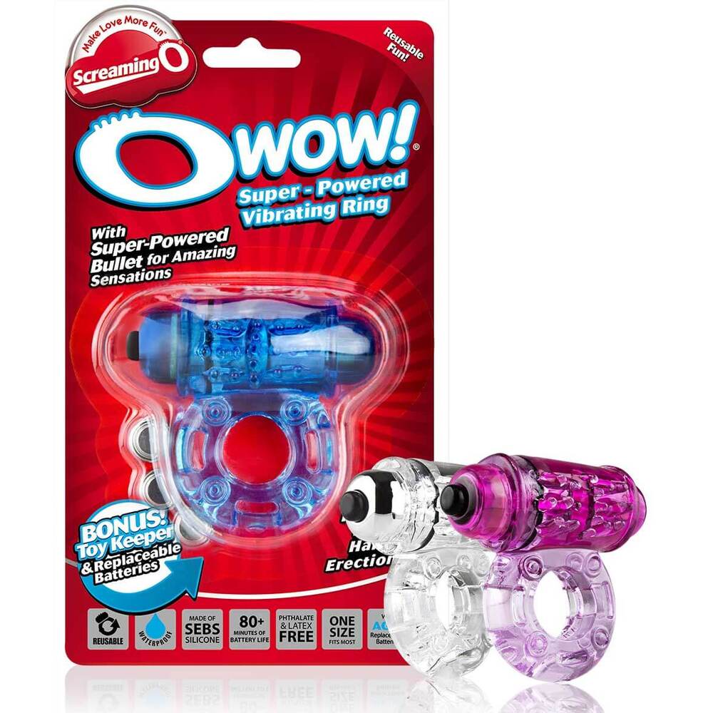 Screaming O Wow Vibrating Cock Ring-Katys Boutique