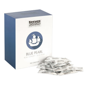 Secura Kondome Blue Pearl x100 Condoms-Katys Boutique