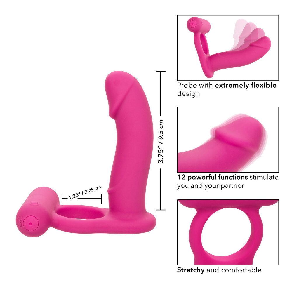 Silicone Rechargeable Double Diver Stimulator-Katys Boutique