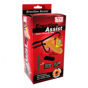 Size Matters Erection Assist Vibrating Hollow Strap On-Katys Boutique