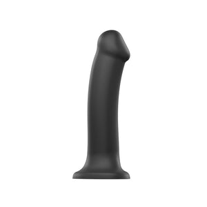 Strap On Me Silicone Dual Density Bendable Dildo Small Black-Katys Boutique