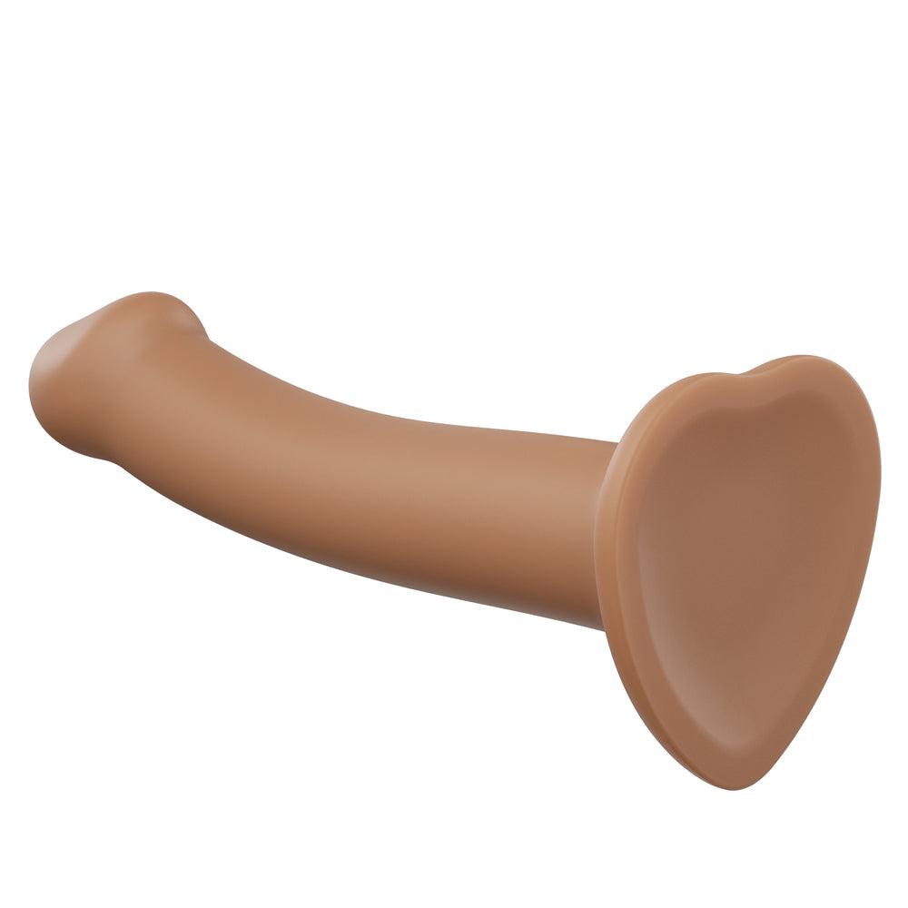 Strap On Me Silicone Dual Density Bendable Dildo Small Caramel-Katys Boutique