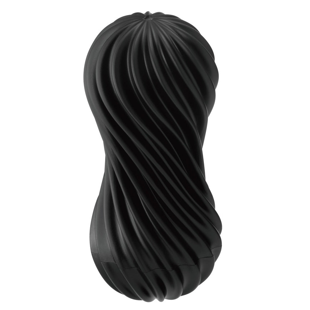 Tenga Flex Rocky Black Masturbator-Katys Boutique