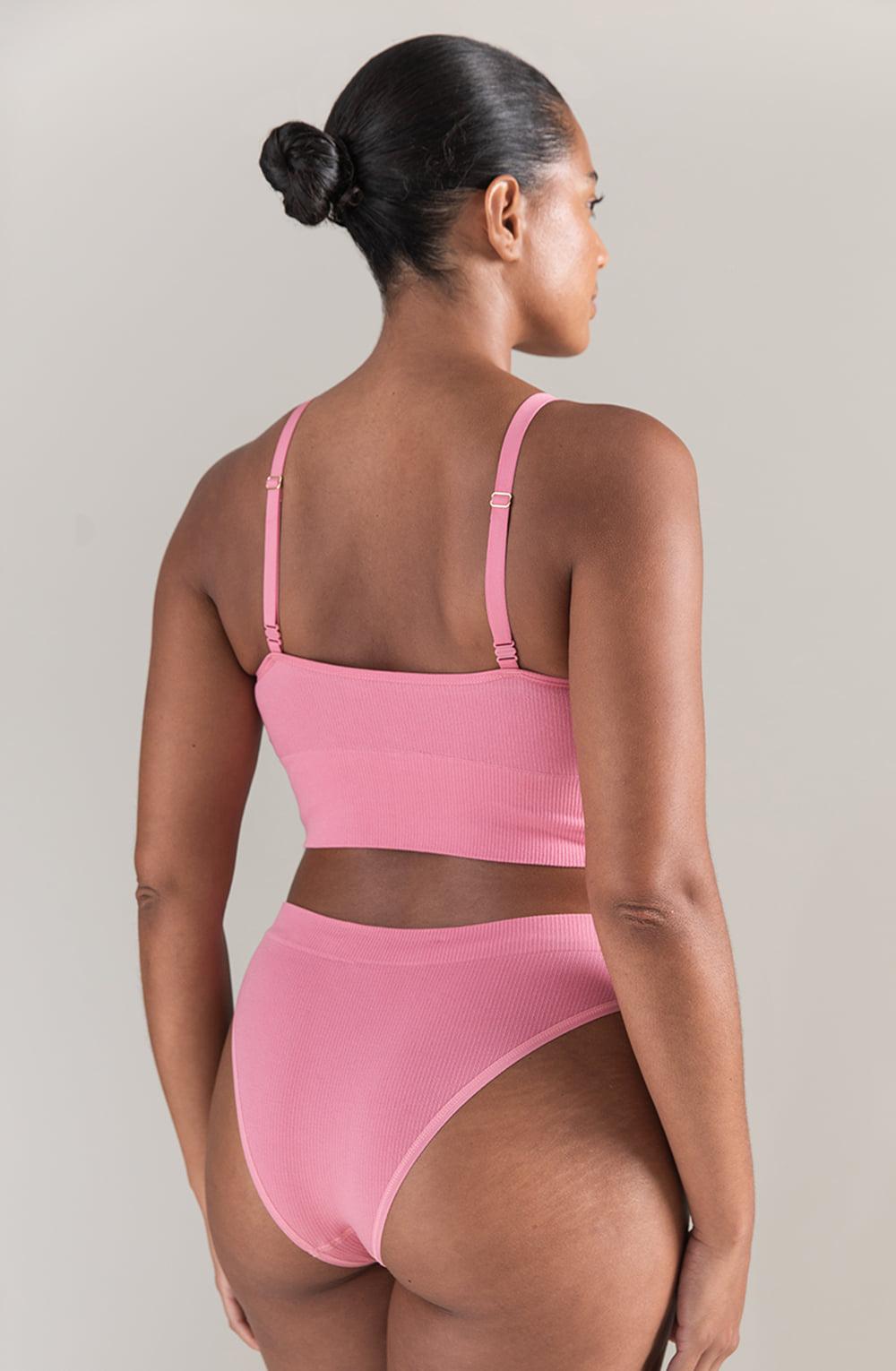 The Tencel Seamless Bralette Rose Pink-Katys Boutique