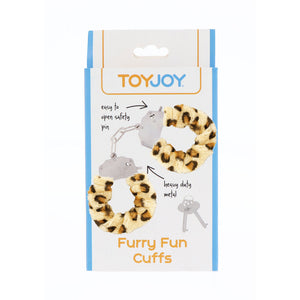 ToyJoy Furry Fun Wrist Cuffs Leopard-Katys Boutique