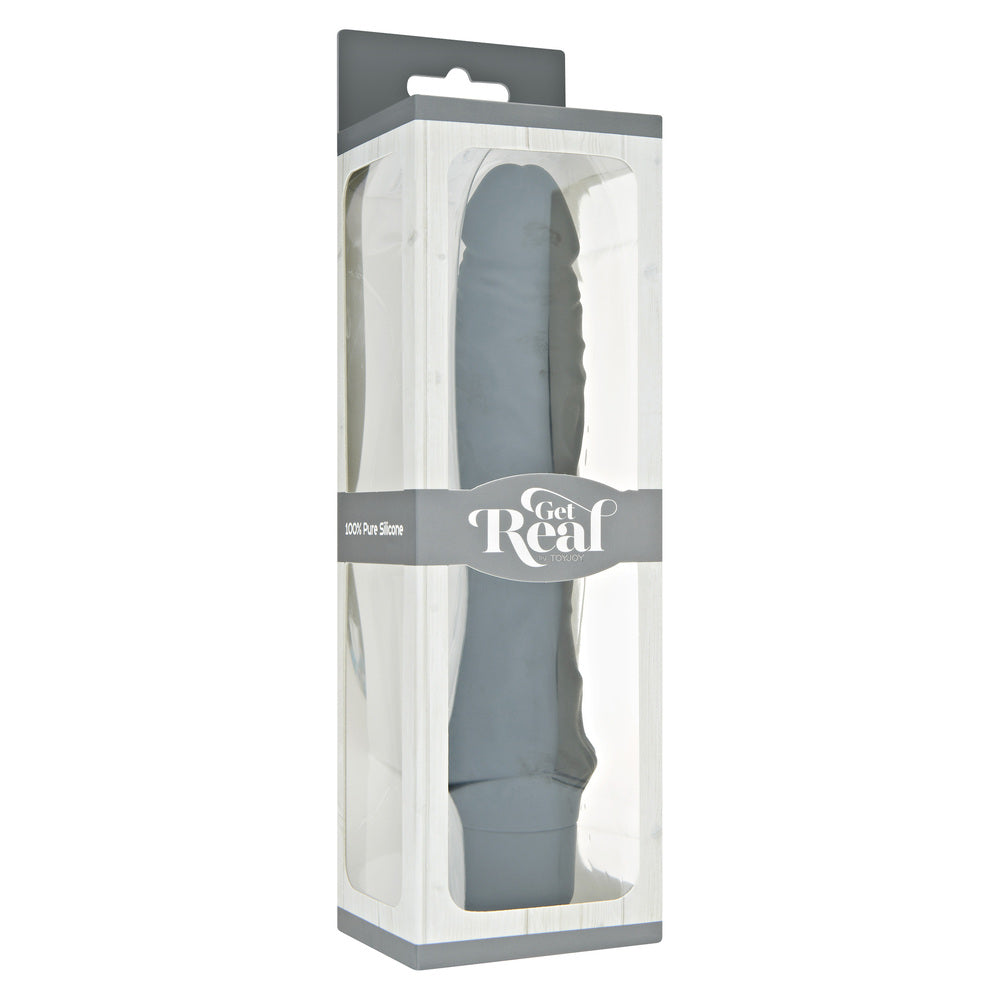 ToyJoy Get Real Classic Silicone Vibrator Black-Katys Boutique