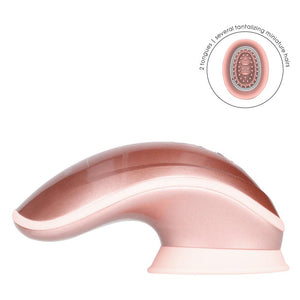 Twitch Rose Gold Hands Free Suction And Vibration Toy-Katys Boutique